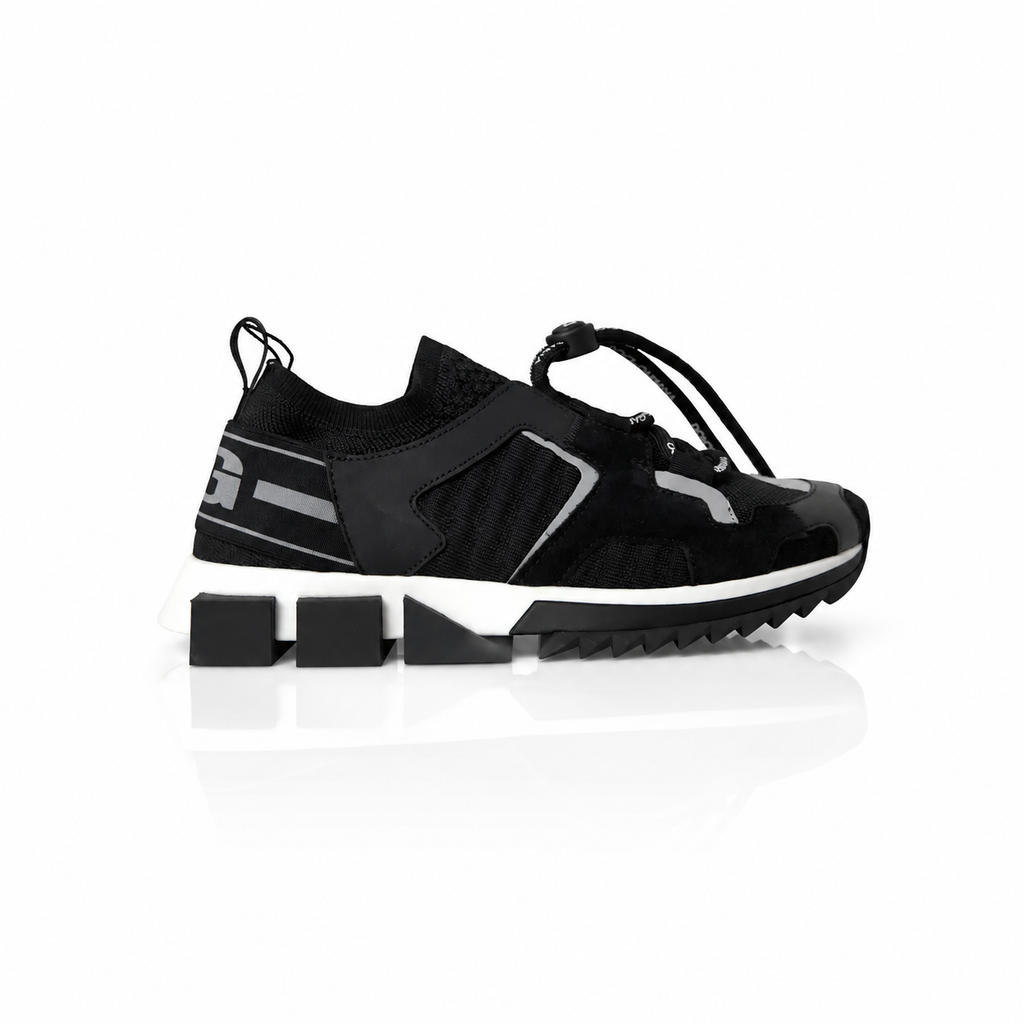 Sneakers Uomo Dolce & Gabbana Sorrento Nere Bianche con Logo