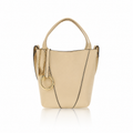 Chloé Spin Small Beige Bucket Tote Bag