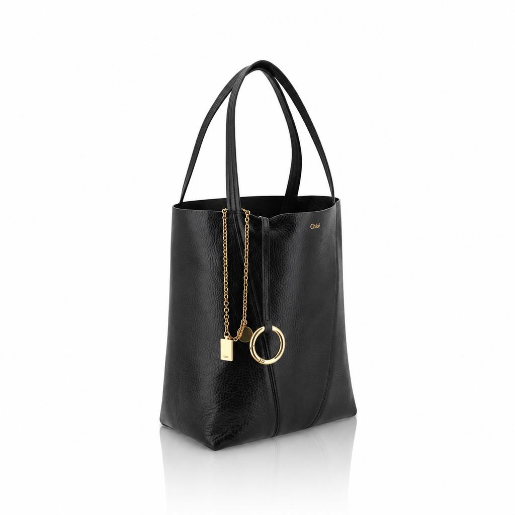 Chloé Spin Black Shoulder Bag