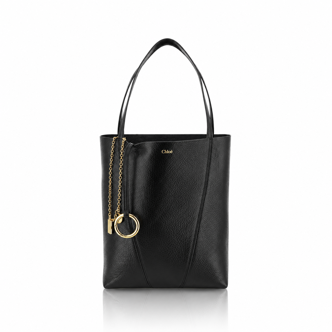 Chloé Spin Black Shoulder Bag