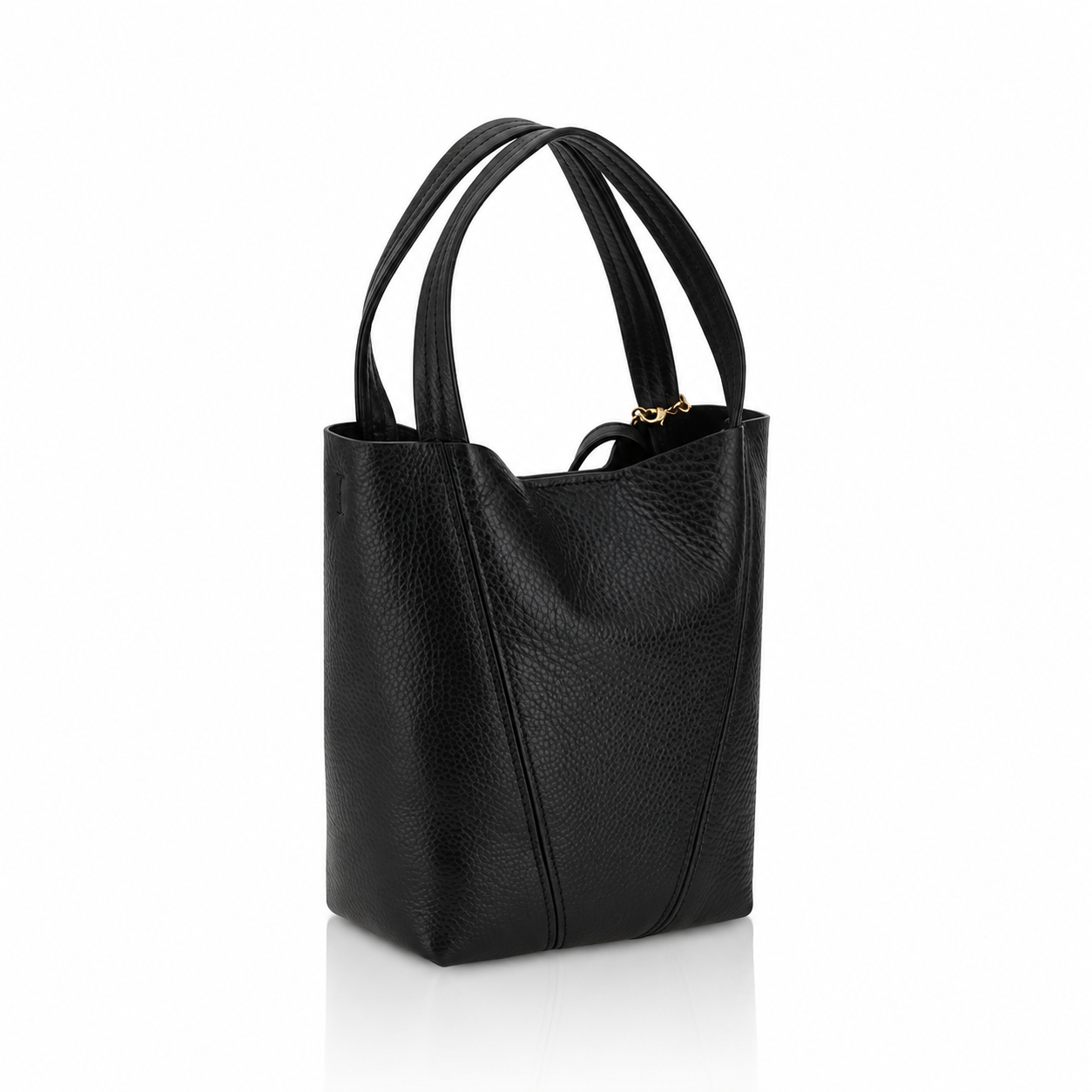 Chloé Small Spin Black Tote Bag