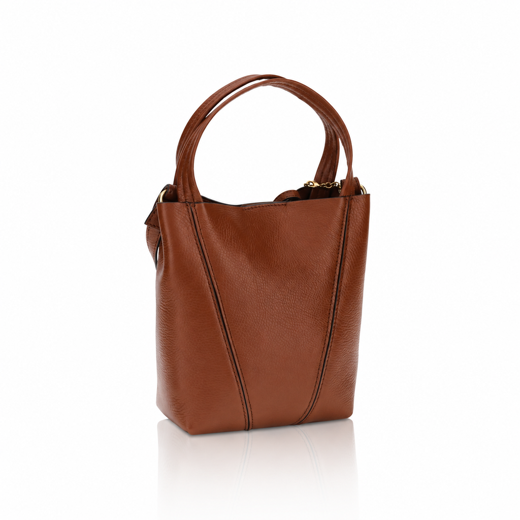 Chloé Spin Small Brown Tote Bag