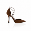 Jimmy Choo Stevie 100 Satin Pumps