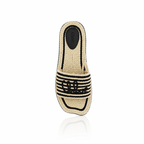 Chloé Striped Cord Embroidered Flats