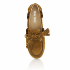Miu Miu Suede Tassel Loafers