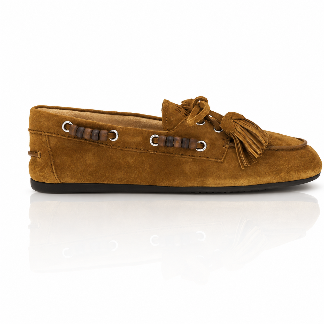 Miu Miu Suede Tassel Loafers
