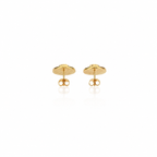 Versace Tribute Medusa Gold Stud Earrings