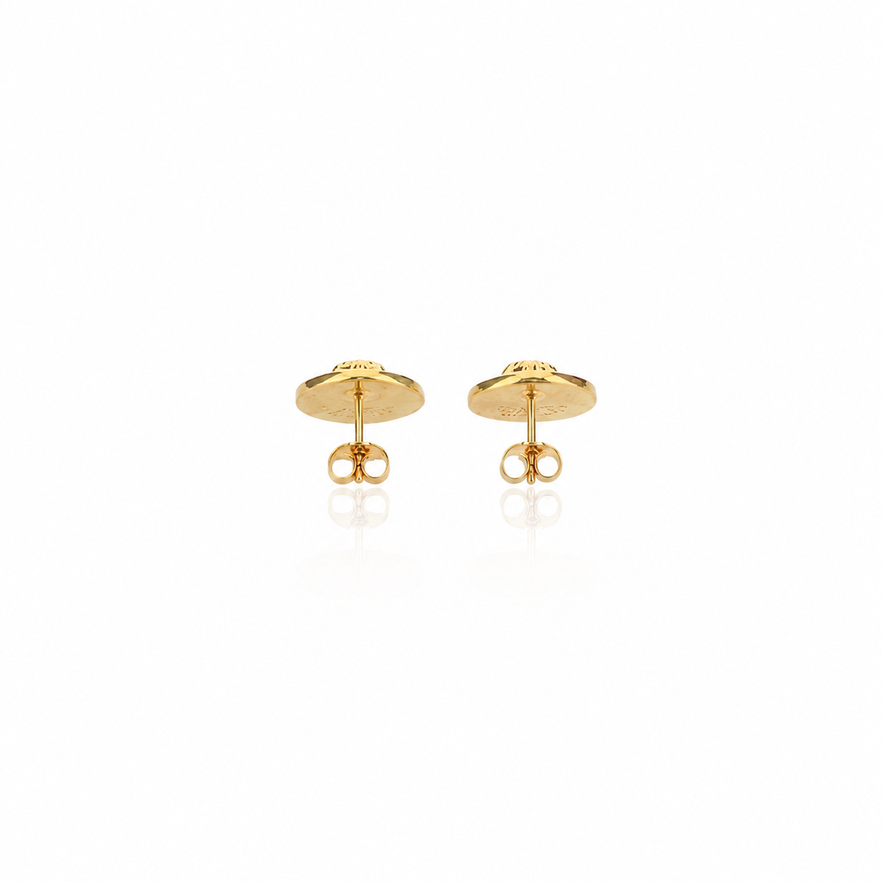 Versace Tribute Medusa Gold Stud Earrings