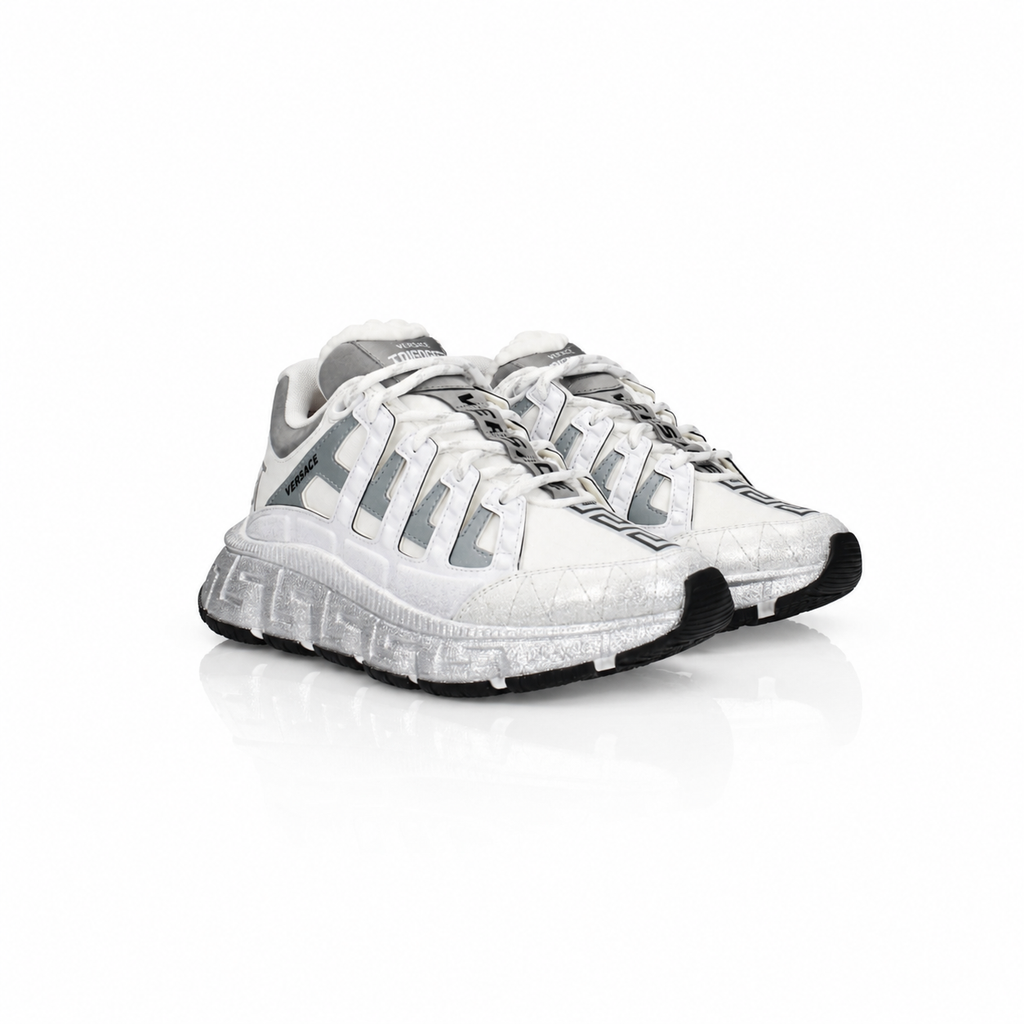 Versace Trigreca Glitter Athletic Sneakers