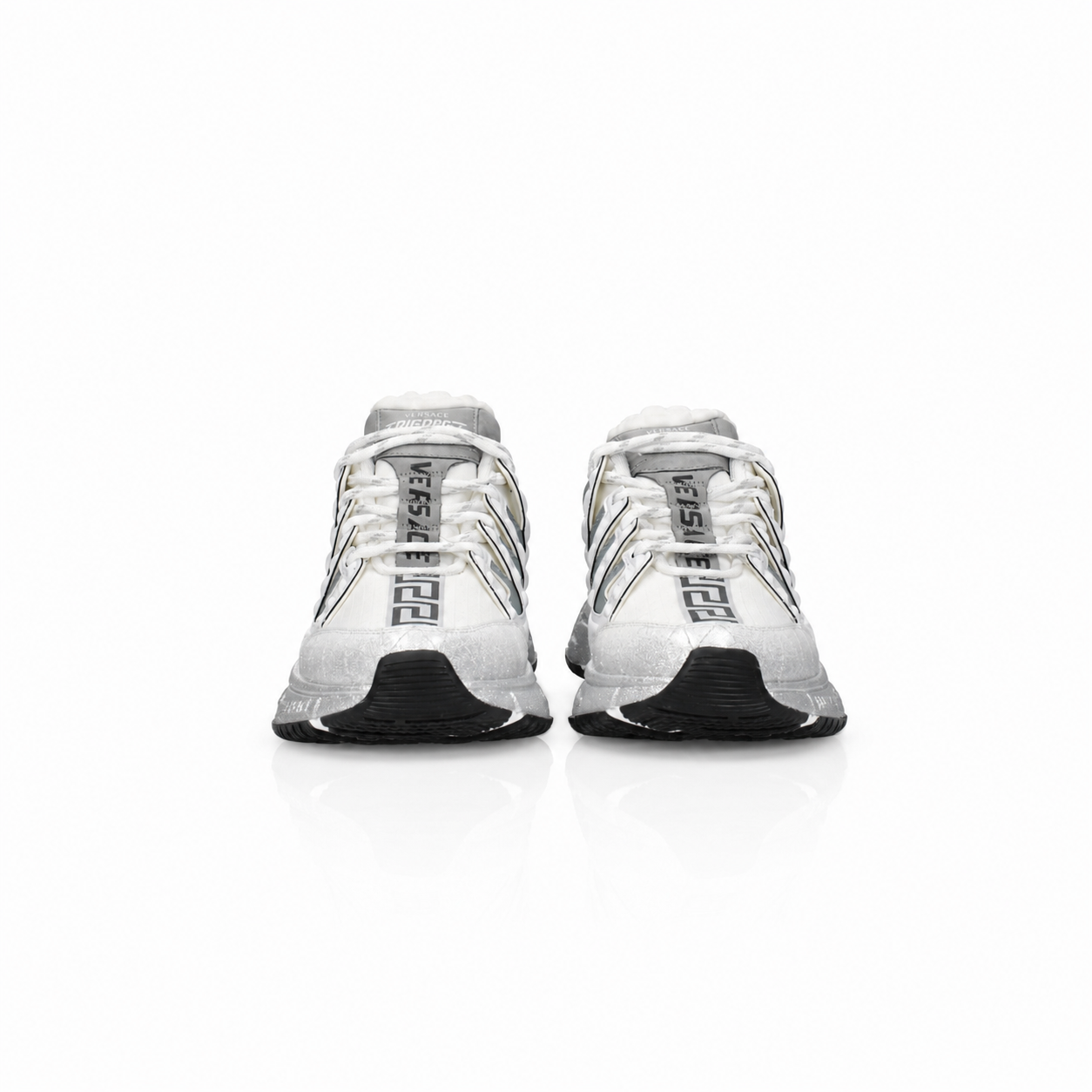 Versace Trigreca Glitter Athletic Sneakers