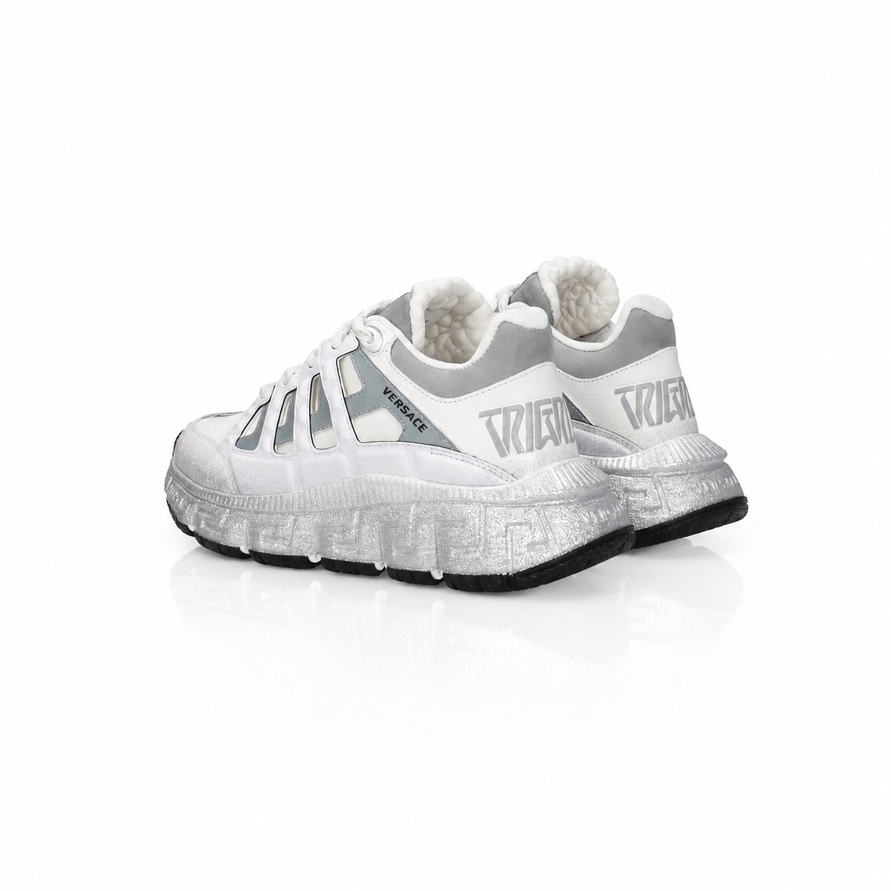 Versace Trigreca Glitter Athletic Sneakers