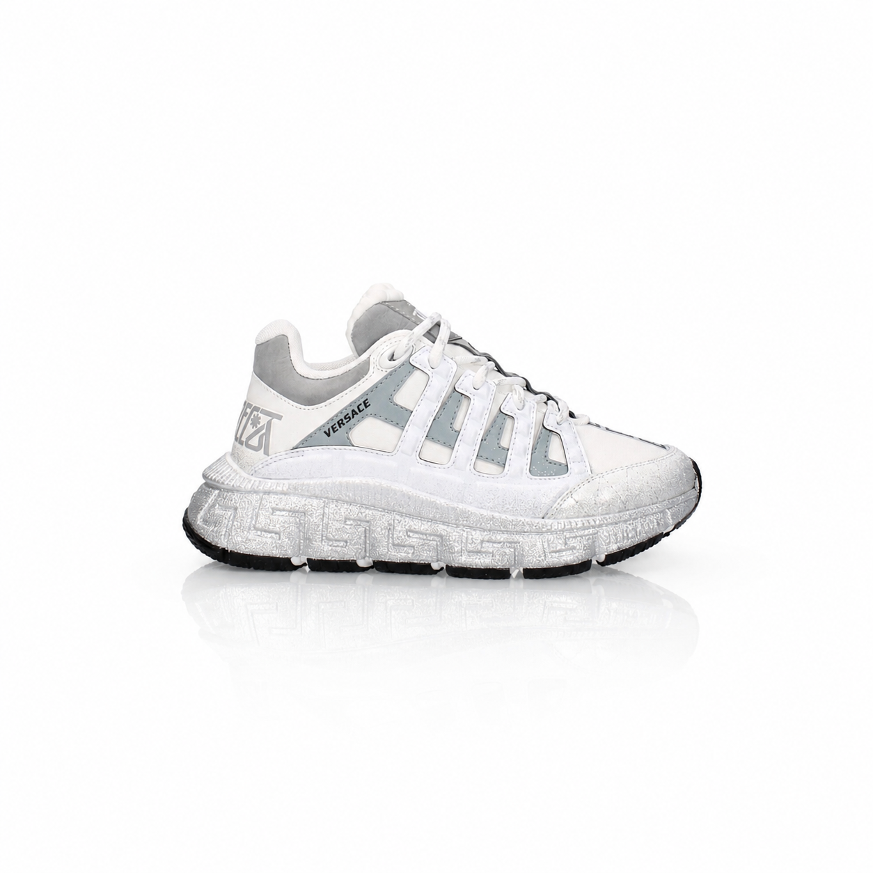 Versace Trigreca Glitter Athletic Sneakers
