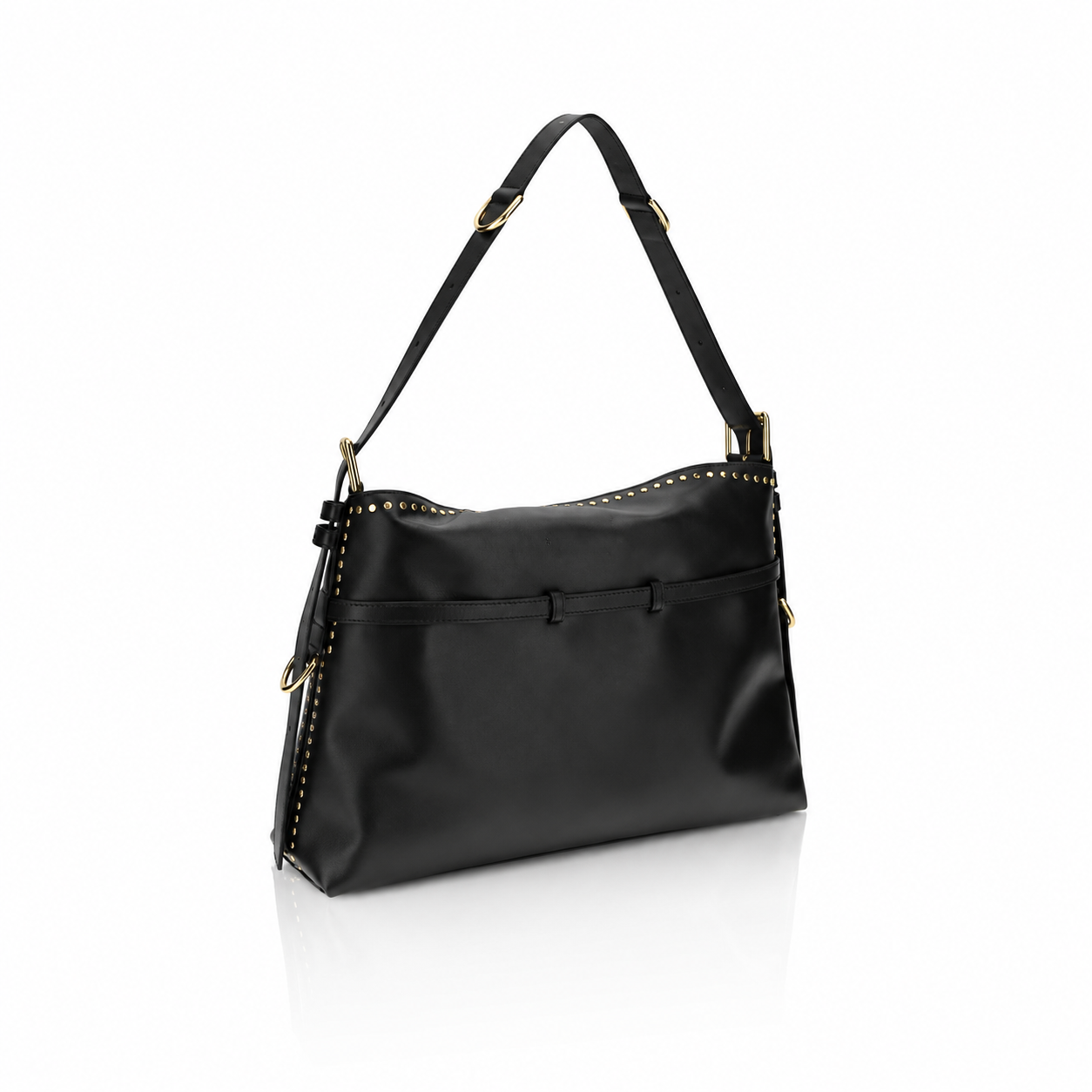 Givenchy Voyou Black Leather Shoulder Bag