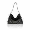Givenchy Voyou Black Leather Shoulder Bag