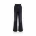 Gucci Web-Stripe Faded Black Denim Jeans
