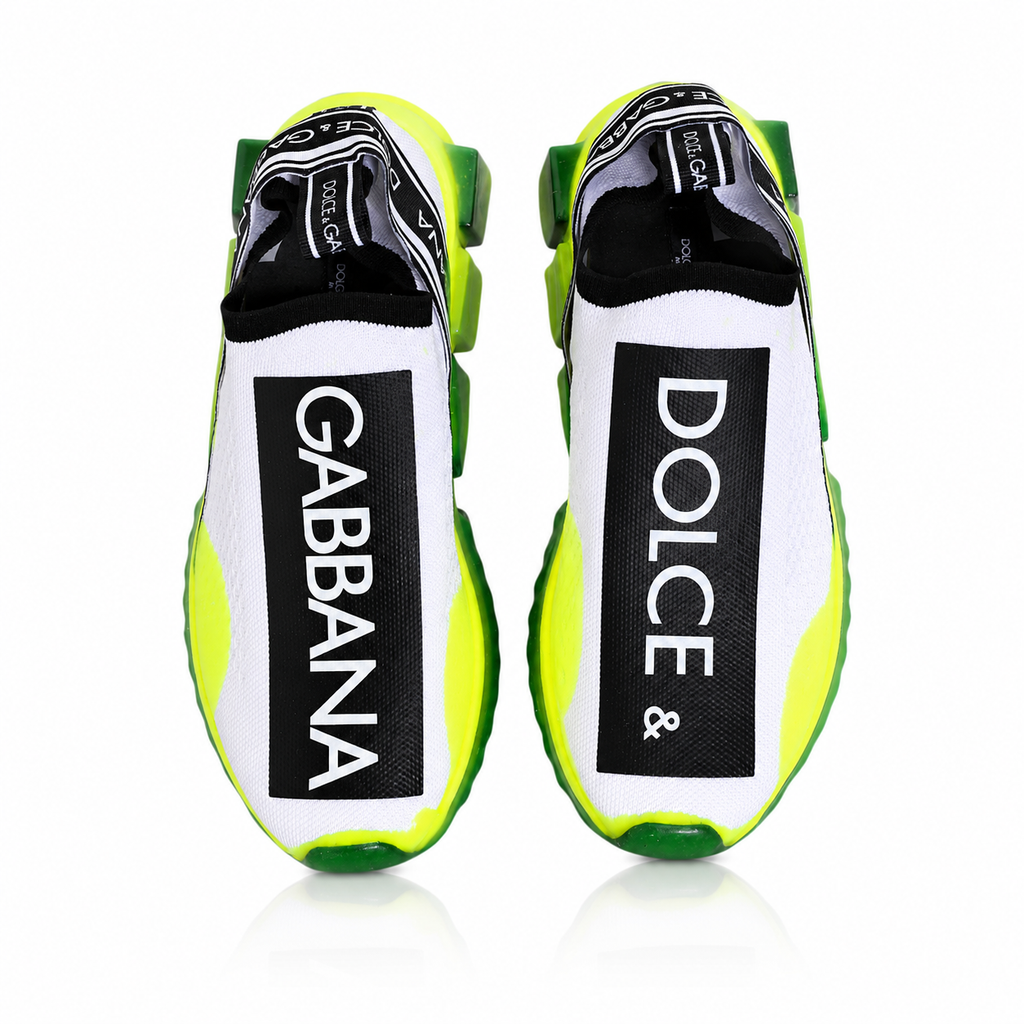 Dolce & Gabbana Scarpe Sneakers Sorrento Slip On Nere Bianche