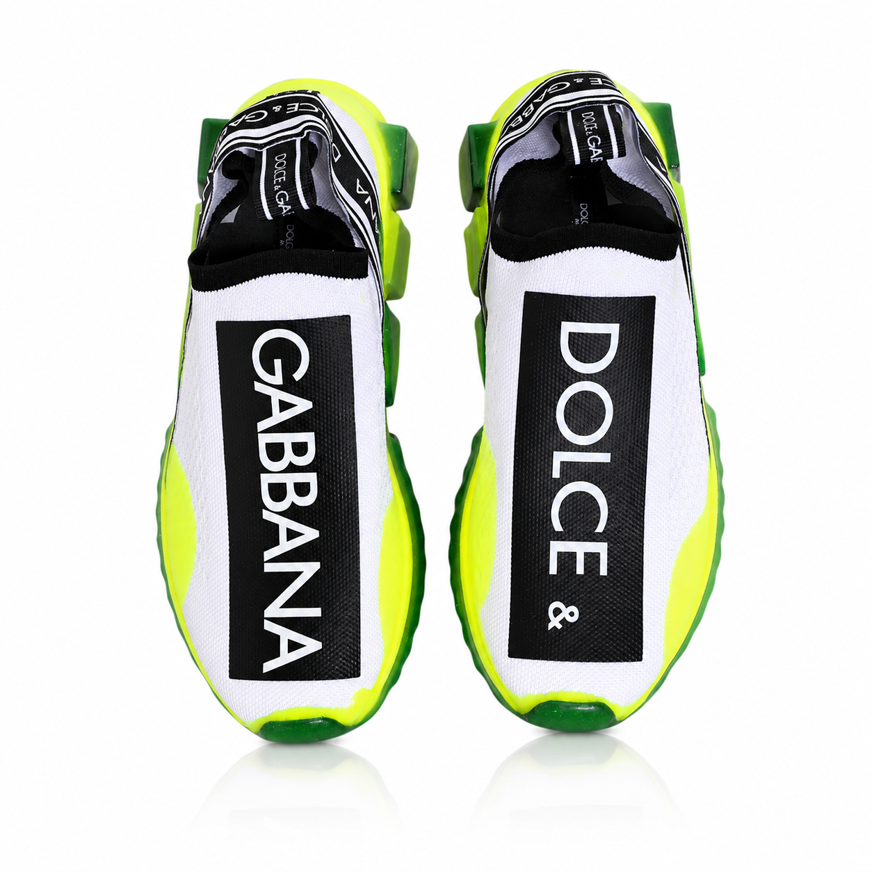 Dolce & Gabbana Scarpe Sneakers Sorrento Slip On Nere Bianche