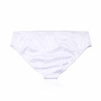Dolce & Gabbana White Silk Mid-Waist Briefs