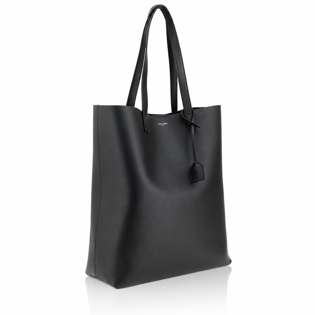 Saint Laurent Bold Leather Tote Bag