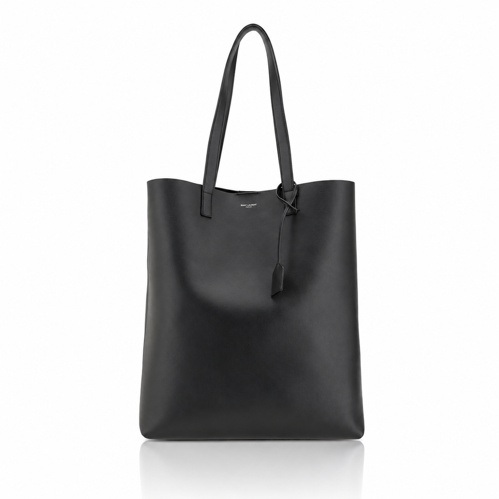 Saint Laurent Bold Leather Tote Bag