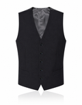 Dolce & Gabbana Virgin Wool Single Breasted Waistcoat Black