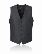 Dolce & Gabbana Dark Grey Single-Breast Waistcoat
